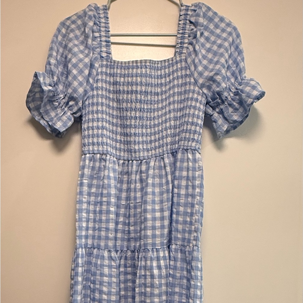 Blue Gingham Dress